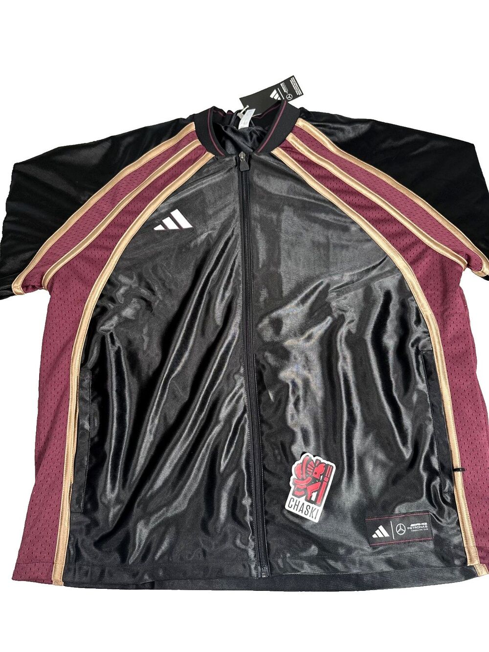 Adidas Mercedes AMG Petronas F1 Team Full Zip Jacket top Men's Large KG4796